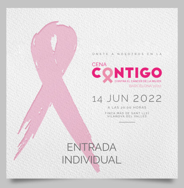 Entrada Individual Cena Contigo Vilanova 2022