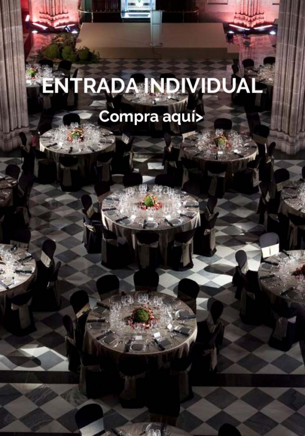 Entrada Individual Cena Contigo Barcelona 2022