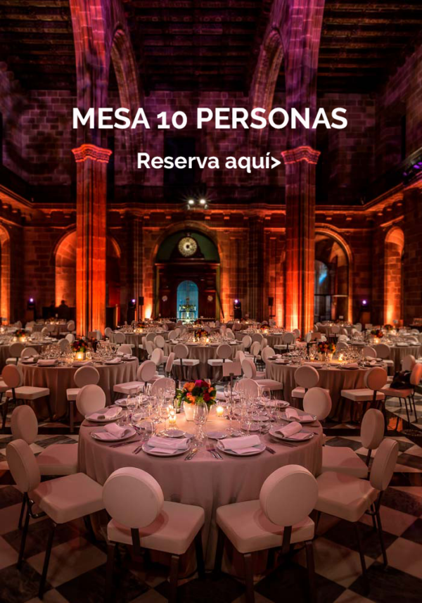 Mesa 10 personas - Cena Contigo Barcelona 2022