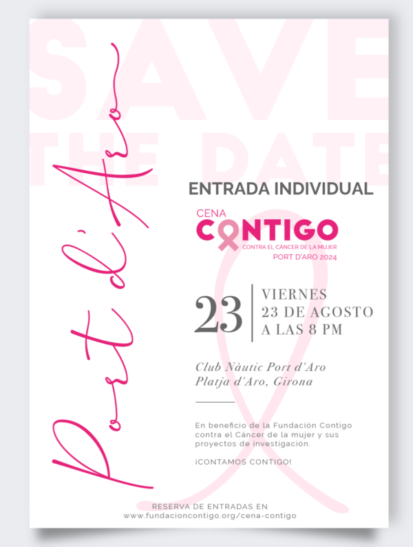 Entrada Individual Cena Contigo Port d'Aro 2024