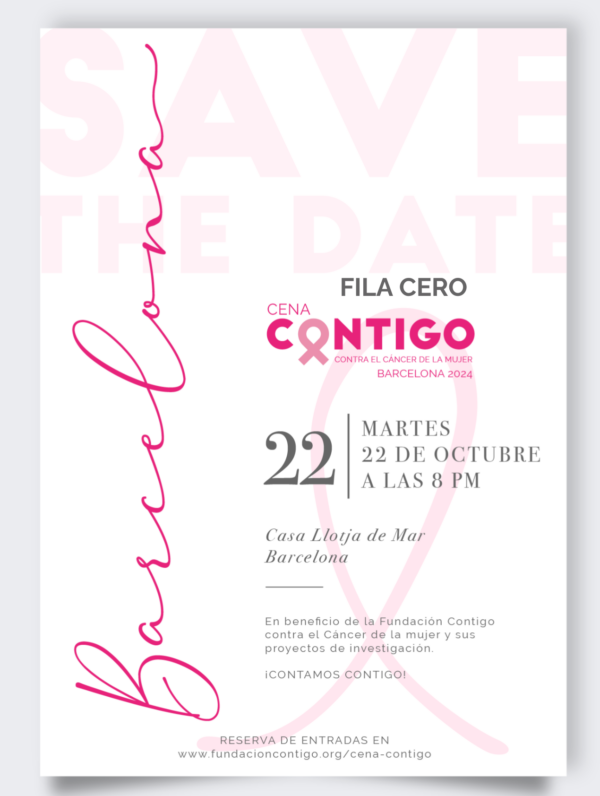Fila Cero Cena Contigo Barcelona 2024 - Donativo