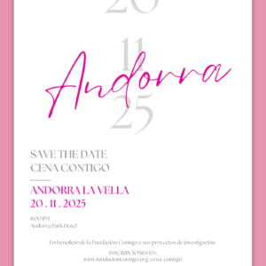 Fila Cero Cena Contigo Andorra 2025